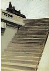 Edward Hopper Canvas Paintings - Steps in Paris